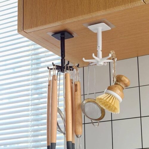 Rotating kitchen hook