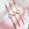 Beaded wristwatch