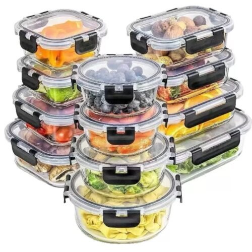 12pcs Glass container