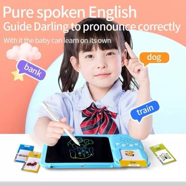 Card reader with writing board .