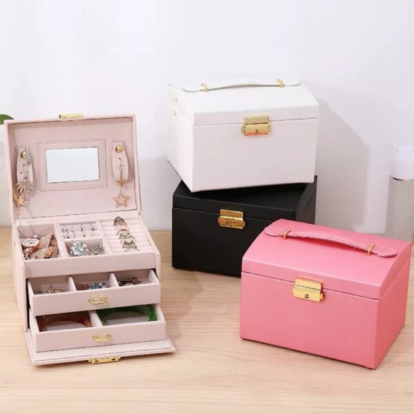 Jewelry box with mirror