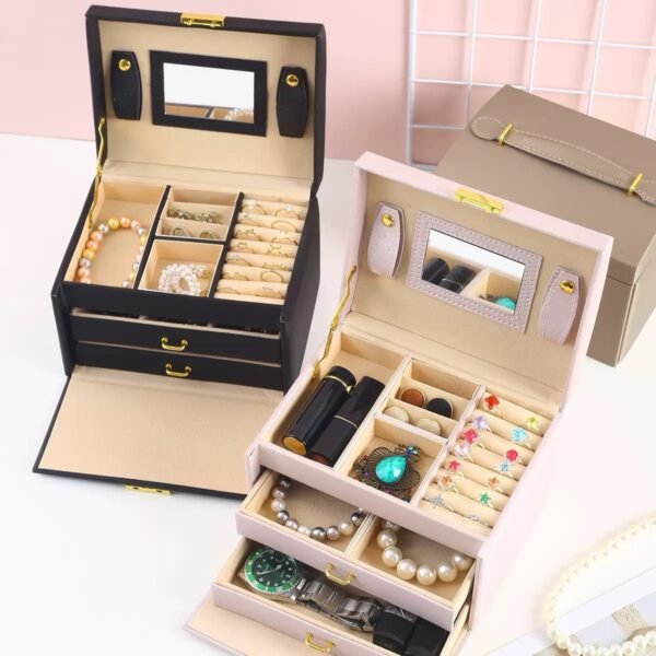 Jewelry box with mirror