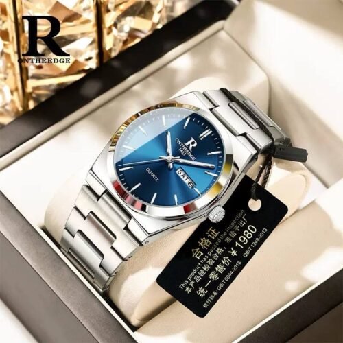 img_7148 R Wristwatch ( sliver blue )